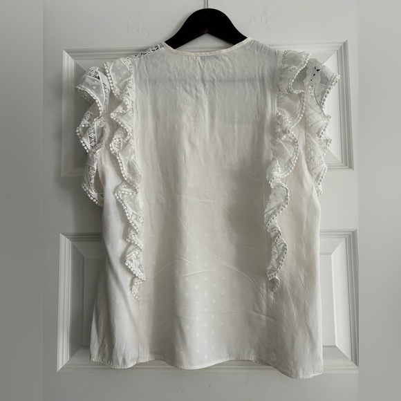 Sandro blouse fine lace - Picture 2 of 11